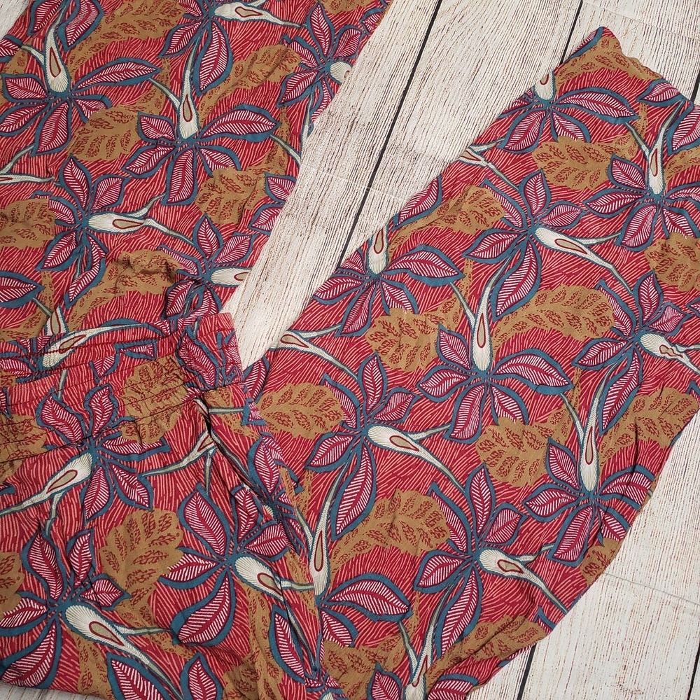 Ann Taylor Loft Multicolor Patterned Pants Floral… - image 5